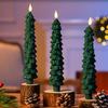 Flameless Christmas Tree LED Candles Battery Operated Atmosphere Lamp Electric Candle Light  Dinner