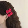 2Pcs Sweet Pink Bow Star Hairpin for Girls Women Y2K Korean Style Heart Hair Clip Barrette Side Clip Headwear Hair Accessories
