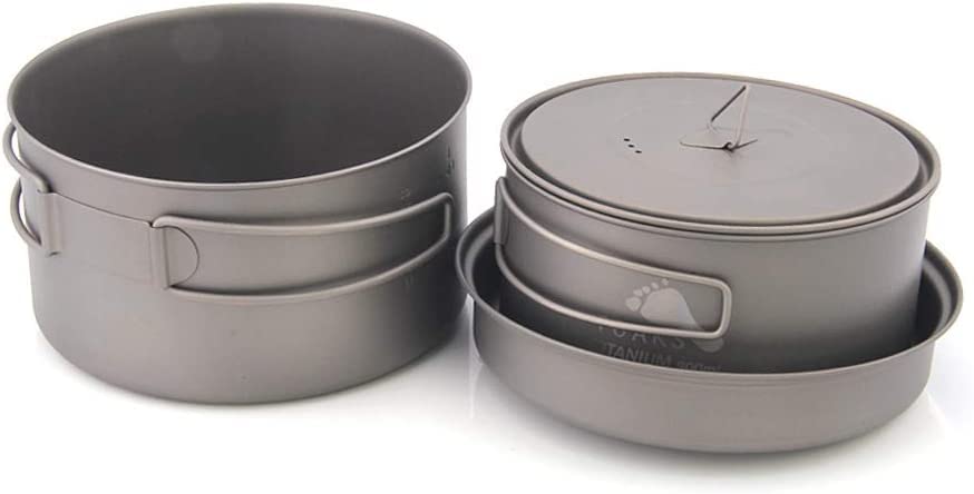 Набор титановой посуды для кемпинга TOAKS CMB-1350-900 CMB-1600-1300 (CMB-1350-900)