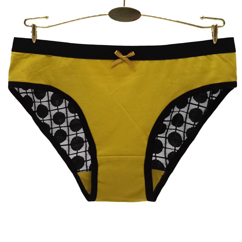 Сексуальные кружевные трусики, женское хлопковое нижнее белье, прозрачные трусы, трусы, нижнее белье, 6 шт./лот