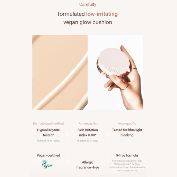 Espoir Pro Tailor НОВЫЙ Be Glow Volume Cushion SPF42 PA+++ (24 варианта)
