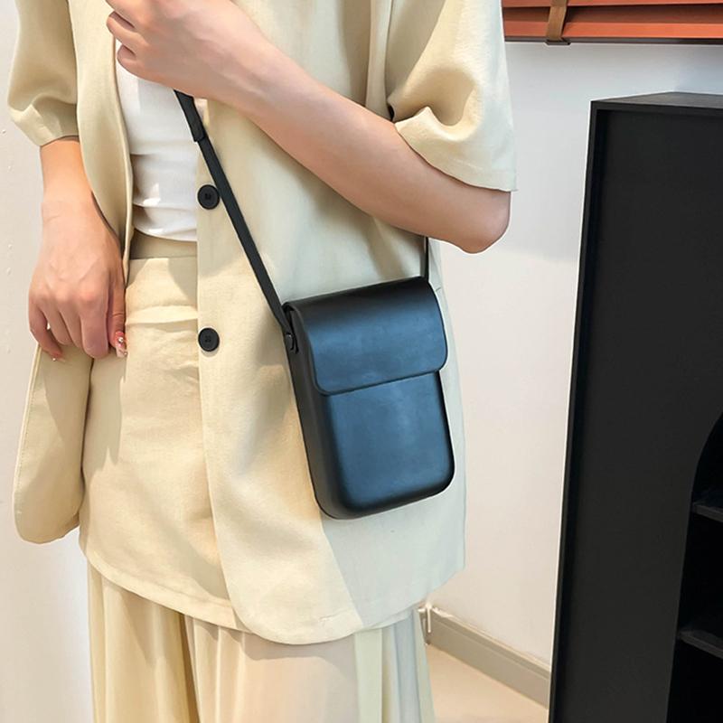 Сумки-кроссбоди с клапаном Женские Мини из ПУ кожи Наплечные кошельки и Сумки для Девушек Дамские Телефон Простая сумка-кроссбоди