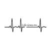 Accessories Car Stickers Auto Reflective Sticker Heart Beat Trackpad Decal Life Goes On  Sticker