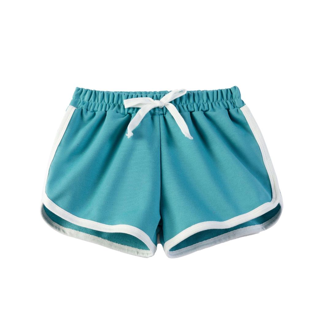 Свободная повседневная верхняя одежда для девочек, однотонная, спортивные шорты, пижамы, шорты, пижамы