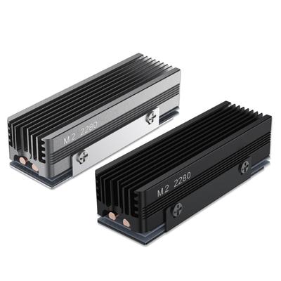 SSD-V3 2280 M.2 Твердотельный накопитель с двумя тепловыми трубками Полностью алюминиевый жилет с решеткой NVMe Высокоэффективный радиатор Игровые аксессуары
