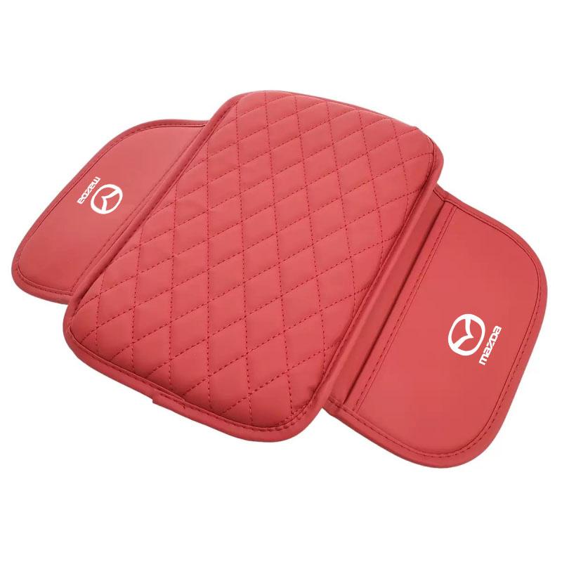 Car Armrest Box Pad Leather Arm Rest Protection Cushion Cover for Mazda 2 3 6 5 Atenza CX3 CX5 MX5 CX7 Axela CX30 CX90 CX60 CX50 NH5