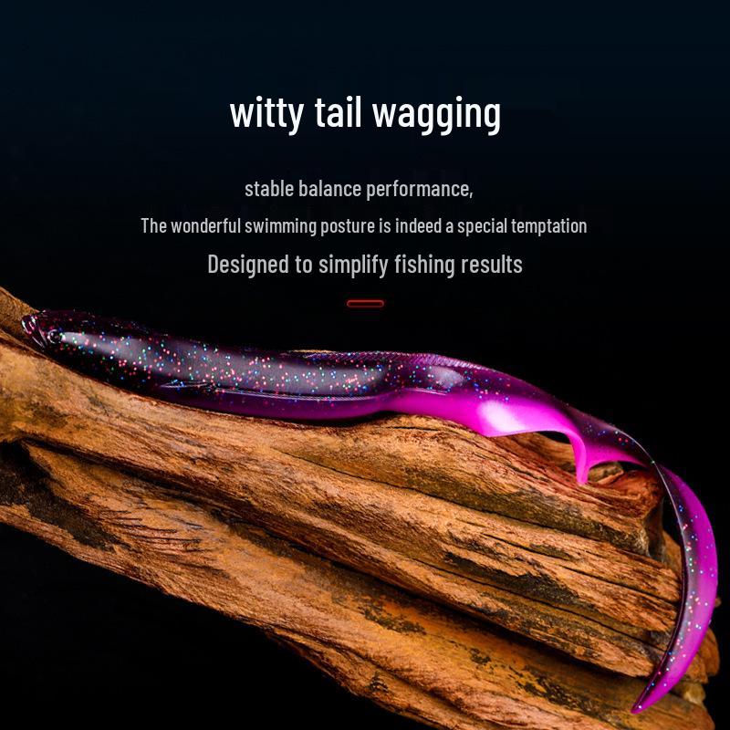 BEARKING Мягкая приманка Угорь с крючком с грузилом, 15см/20см для дальнего заброса морской рыбалки (L45L46)