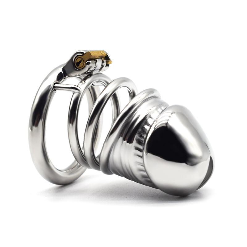Male Chastity Device Stainless Steel Cock Cage Sex Shop Products Chastity Lock for Men