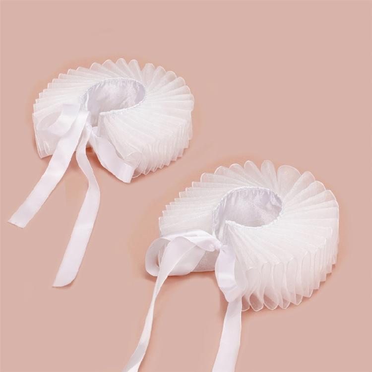 Wrist Cuffs Ruffled Collar Perfect For Cosplay, Stage Performances, And Costume Parties Halloween Photo Props