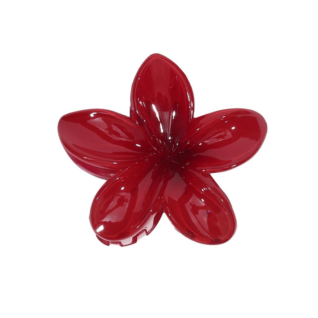 Заколки для волос в виде крабов с градиентными цветами в гавайском стиле для женщин, заколки-пламерии для тонких/густых волос, аксессуары, пляжный отдых, заколка-краб