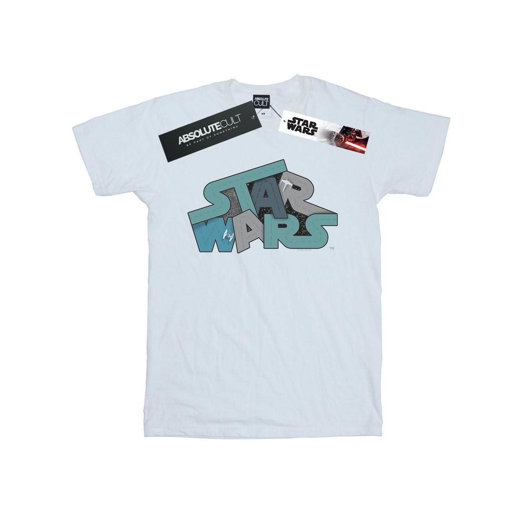 STAR WARS Mens Death Star Jumble Logo T-Shirt