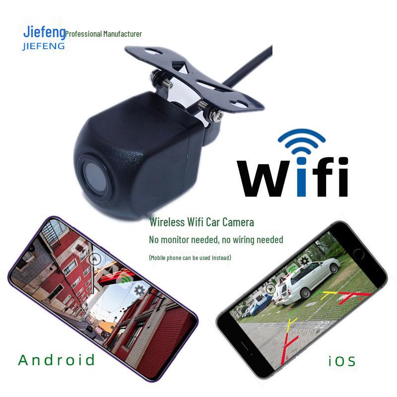 Беспроводная HD Wi-Fi камера заднего вида с ночным видением для мобильного дисплея