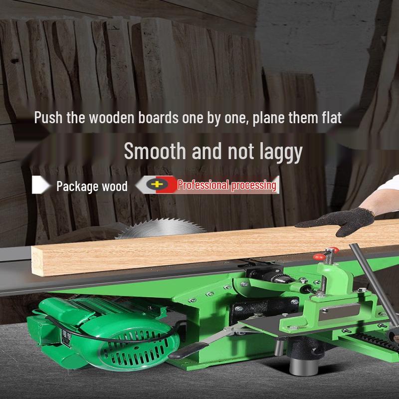 Jiashuer Multifunction Woodworking Bench Planer Saw Machine CN plug (adapter included)