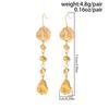 Ingemark Punk Elegant Irregular Geometry Drop Earrings for Women Trendy Metal Pierced Long Dangle Earrings 2026 New Year Jewelry