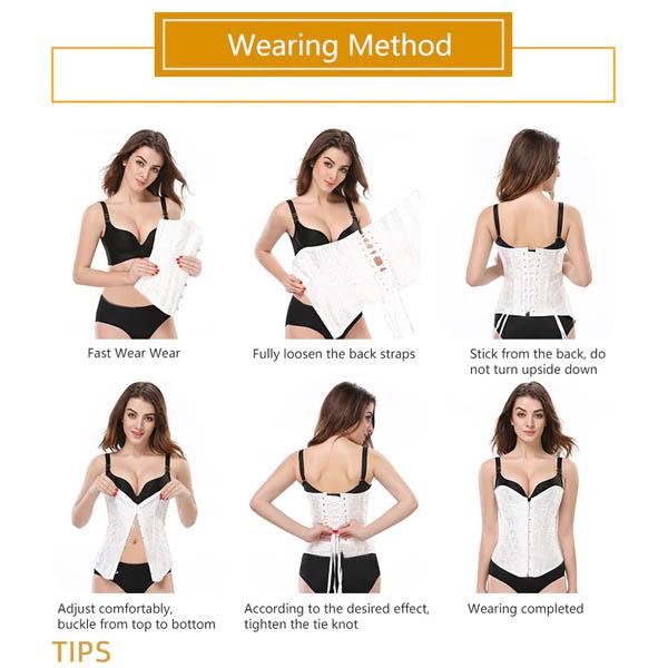 Корсет с кремовой оборкой цвета слоновой кости Эротическое нижнее белье Фетиш-корсеты