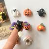 10Pcs Mini Halloween Cartoon Pumpkin Resin Refrigerator Magnets for Home Decor Cute Magnets