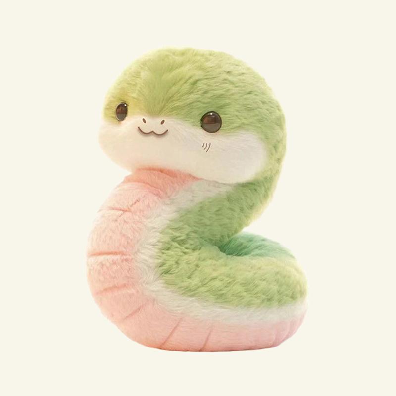 Милая маленькая плюшевая игрушка-змея, кукла для обнимания, тряпичная кукла-змея, детский подарок на день рождения для девушки, 25 см