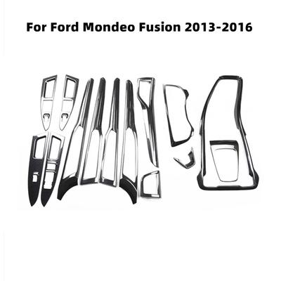 Для Ford Mondeo Fusion 2013 2014 2015 2016 Автомобильные аксессуары Рулевое колесо Центральная консоль розетка Головка коробки передач Панель управления окнами