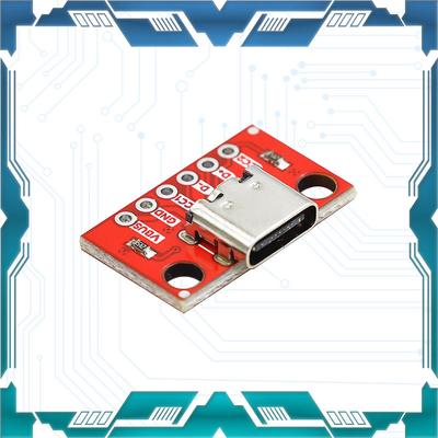 Модуль адаптера питания с высоким током, плата-расширитель с разъемом Type-C, USB 3.1 16P на 2.54 мм, 5 шт./лот