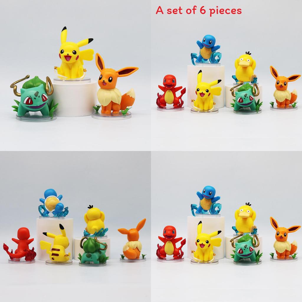 Pokemon Psyduck Bulbasaur Charmander Squirtle Eevee Model For Fans And Collectors
