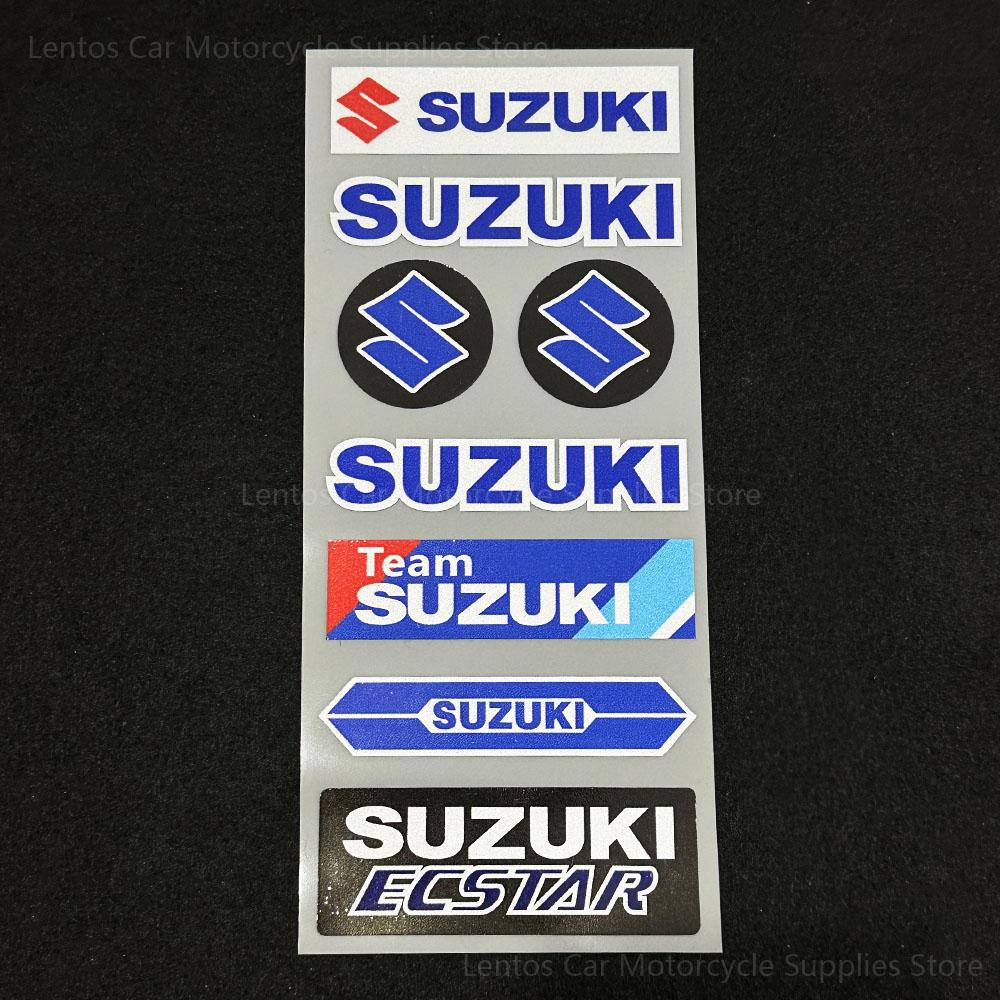 AAGK1 Водонепроницаемая Светоотражающая Наклейка для Мотоцикла Suzuki Логотип Автомобиля Декор Педаль Кузов Поглощение Ударов Лак Подходит для Мотоциклов