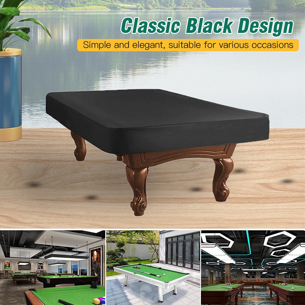 Pool Table Cover Oxford Cloth with PVC Coating Waterproof and Silver Coated for Outdoor Ping Pong Table Cover