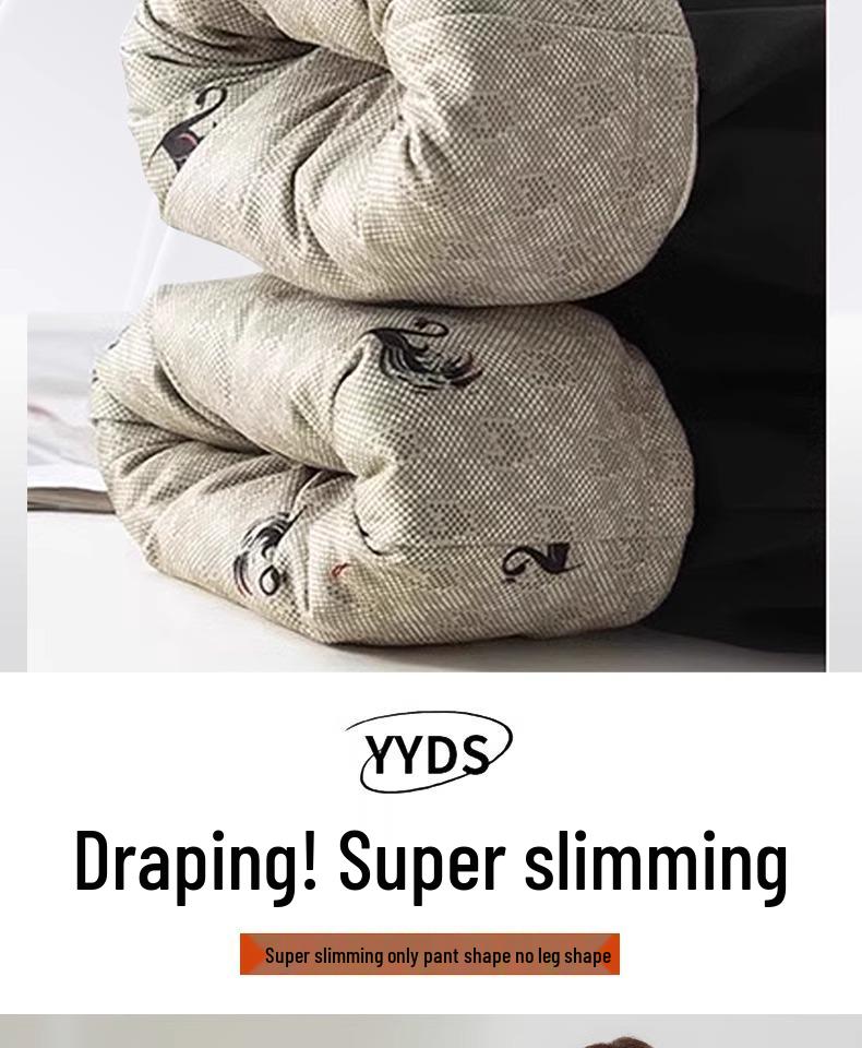 Женские хлопковые пуховые брюки на зиму 2025: Морозостойкий, Водонепроницаемый, Ветрозащитный для Экстремальной погоды -40°C