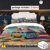 Camping Car Pattern 3D Printed Quilt Cover Set Cartoon Style Bedding Set Luxury Home Textiles Comfortable Duvet Cover Pillowcase