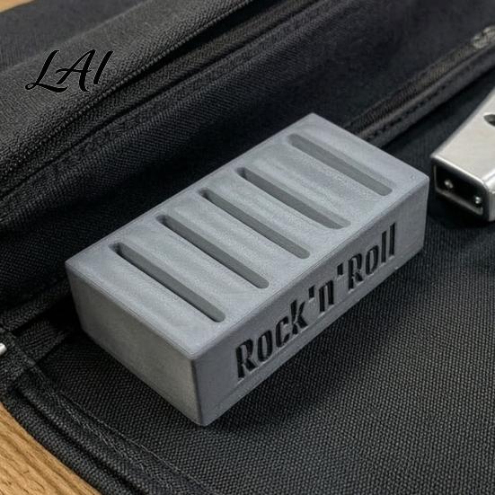 Guitar Player Gift 3D Printed Pick Holder Multi Slot Storage Display Accessory Box Box Desktop Organizer for Players & Music Lovers