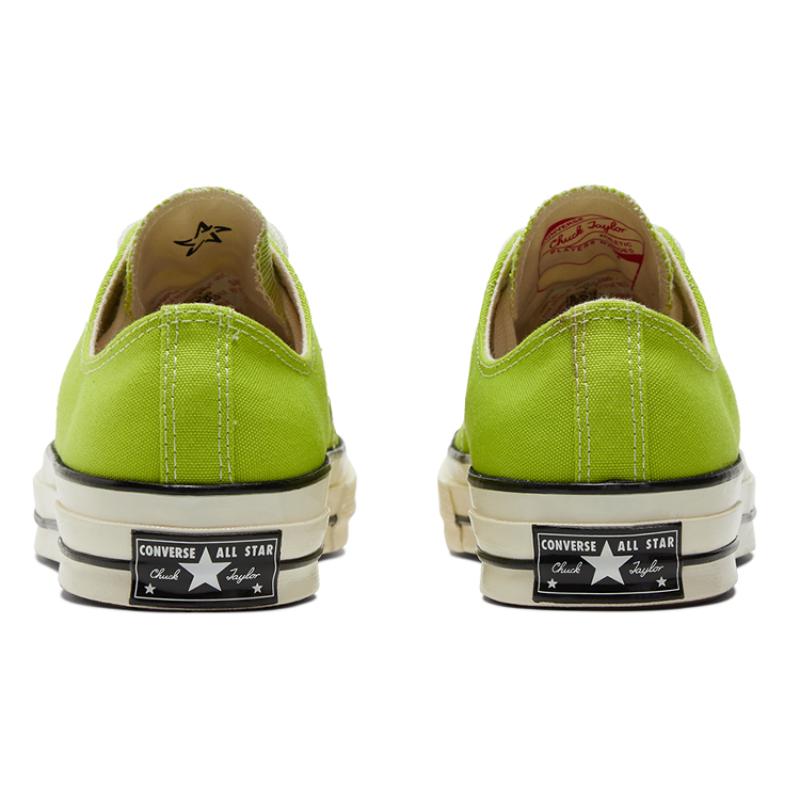 Converse Кеды Chuck 70 Chuck Taylor All Star Повседневный комфорт Низкие Канвасовые Унисекс Флуоресцентно-зеленые
