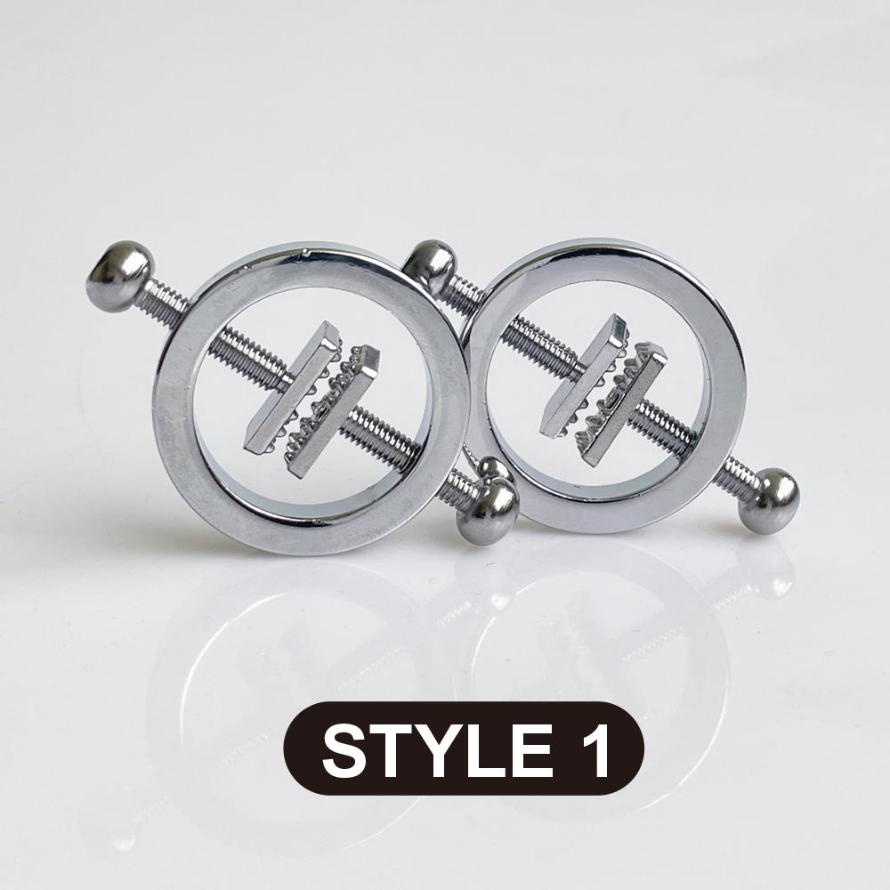BDSM Metal Nail Nipple Clamps Nipple Correction Flirtatious Stimulation Adult Sex Toys