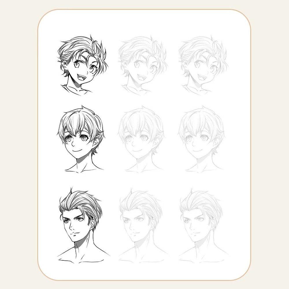 Книжное искусство Трассировка Эскиз Художественное копирование Учебная книга Ручная роспись Учебная книга Линия Черновые практические книги