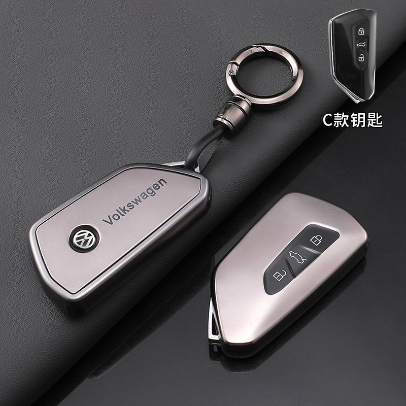 HAT1 Fashion TPU Car Smart Remote Key Fob Case Cover Protector Shell Bag For VW Volkswagen Golf 8 MK8 2020 Keyless Keychain Accessory