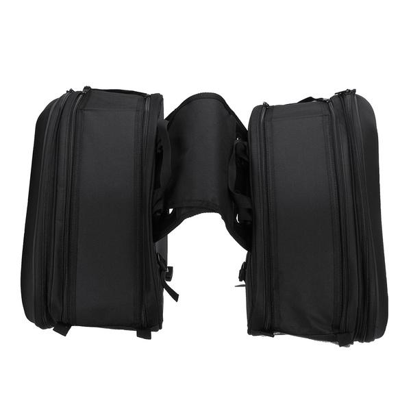 Пара универсальных мотоциклетных боковых седельных сумок, водонепроницаемые сумки для багажа и шлема