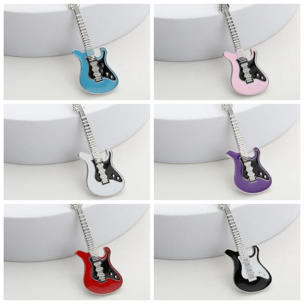 Musical Elements Guitar Keychain Bass Music Lovers Gift Little Fresh Car Key Ring For Man Women