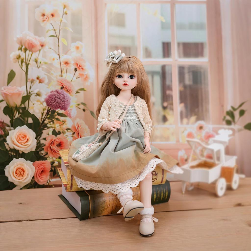 Кукла Cloveray Scale Cute Vinyl BJD с 15 шарнирами, полностью подвижная, стеклянная, ручной работы, сменная, со бесплатной подставкой. Идеально подходит для