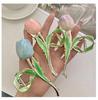 Metal Tulip Hair Claw Clip for Women Hair Accessories Flower Crab Clamp Hairpin Hair Crab Hairs Accessoriy Headwear Jewelry