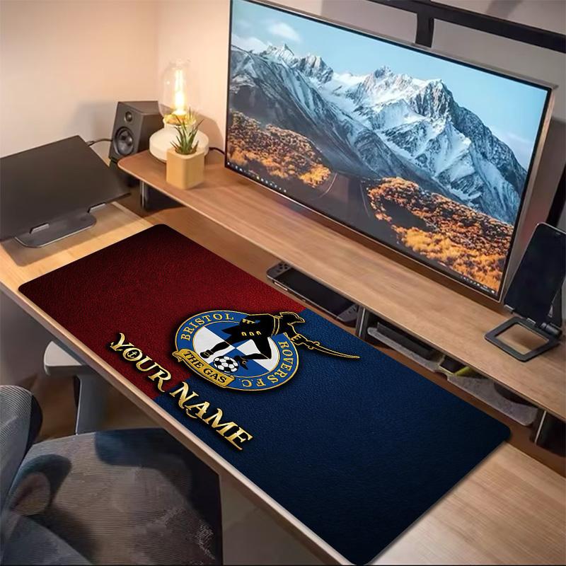Bristol Rovers F.C Print Cushion Non-slip Laptop Tablet Big Mousepad XXL Mat Mini PC Playmat With Lock edge