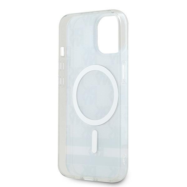 Dkny Dkhmp14Shcptsk Iphone 14 / 15 / 136.1 Czarny/Black Hardcase Iml Checkered Mono Pattern & Printed Stripes Magsafe