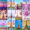 DIY Tower 5D Diamond Painting Full Round Drill Scenic Diamont Embroidery Cross Stitch Kits Resin Home Decor Wall Art