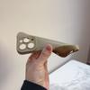Роскошный мягкий матовый однотонный чехол для телефона iPhone 16 15 14 Plus 13 12 11 Pro Max X XR XS простой противоударный бампер задняя крышка
