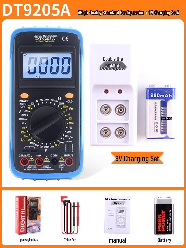 Digital High-Precision Anti-Burn Multimeter Set for Home Use