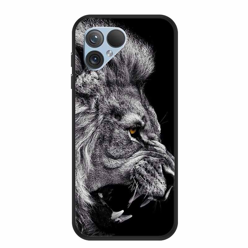 Чехол для Fairphone 5 6,46" ТПУ Животные Мягкий Силиконовый Бампер Задняя Крышка Чехлы для Телефона для Fairphone5 5G Волк Крутой Защитный Fundas