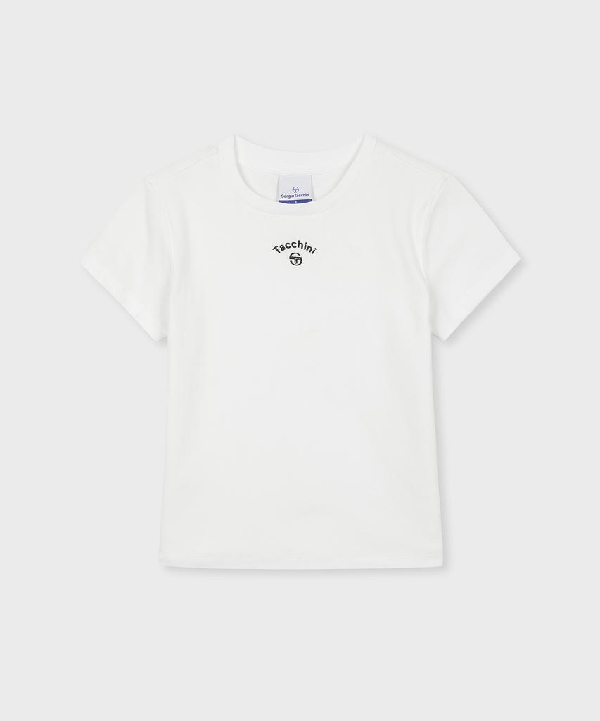 Женская облегающая футболка в рубчик SERGIO TACCHINI W