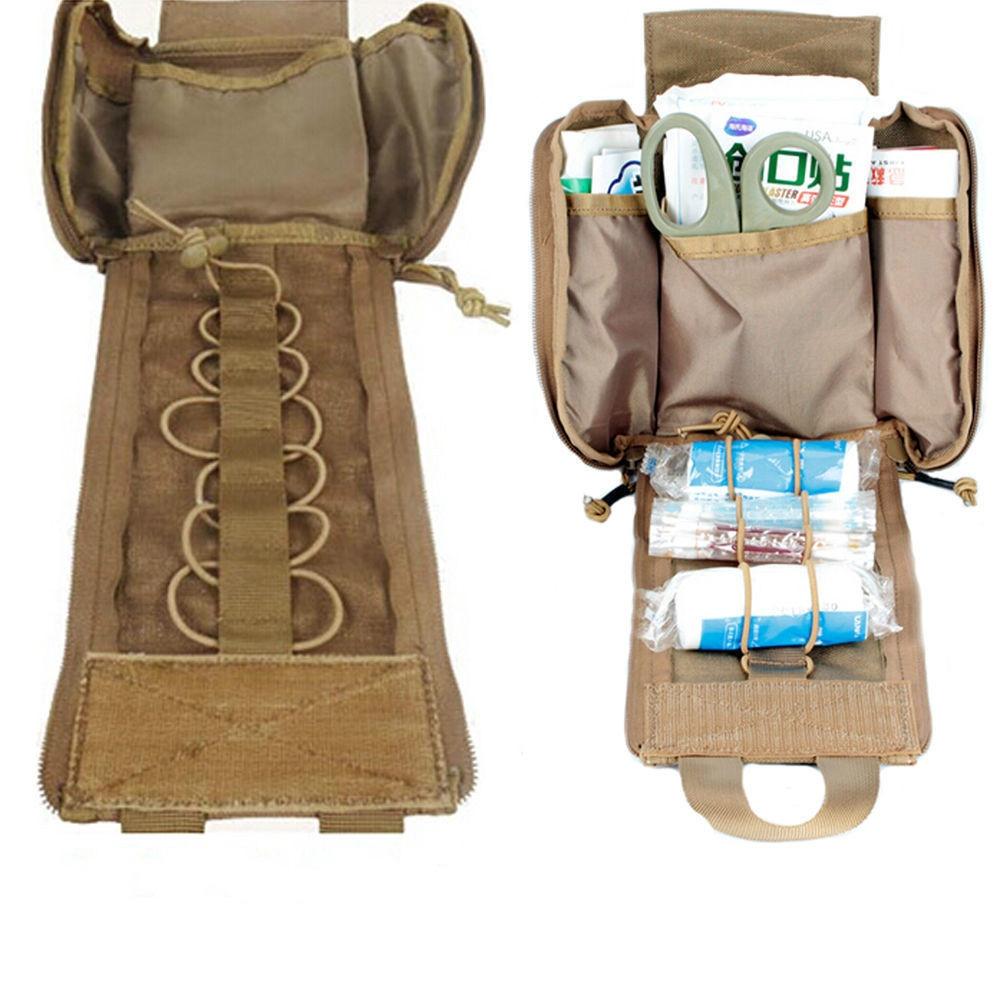 First Aid Kit Emergency Kit Tactical Survival EDC Molle Rip-Away EMT Pouch Bag IFAK Medical  Outdoor Tool