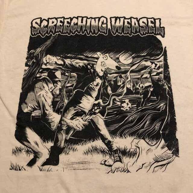 How To Make... Screeching Weasel Band Shirt Classic White Unisex