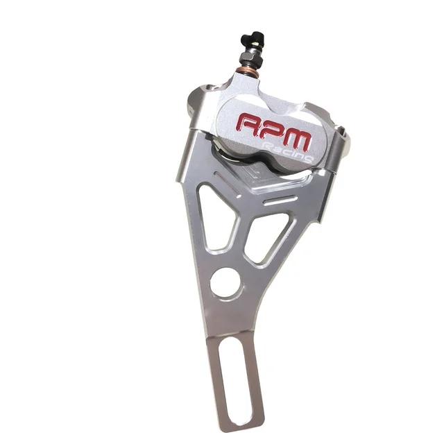 Мотоцикл скутер двойной задний тормозной суппорт дисковый тормоз насос адаптер кронштейн тормозной диск для Honda Yamaha Kawasaki Pit Dirt Bike