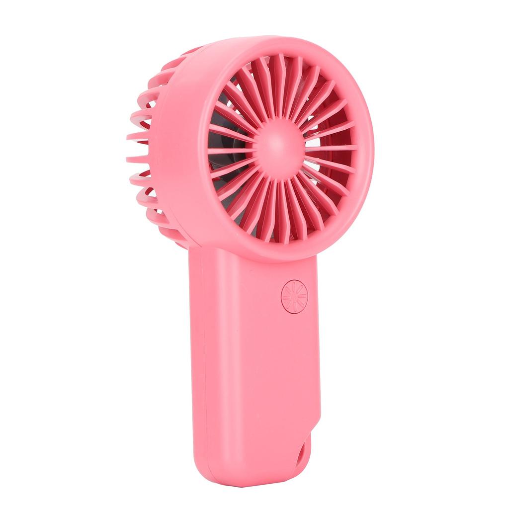 Мини-ручной вентилятор 500 мАч USB перезаряжаемый 3-скоростной портативный вентилятор с карабином для офиса на открытом воздухе Красный