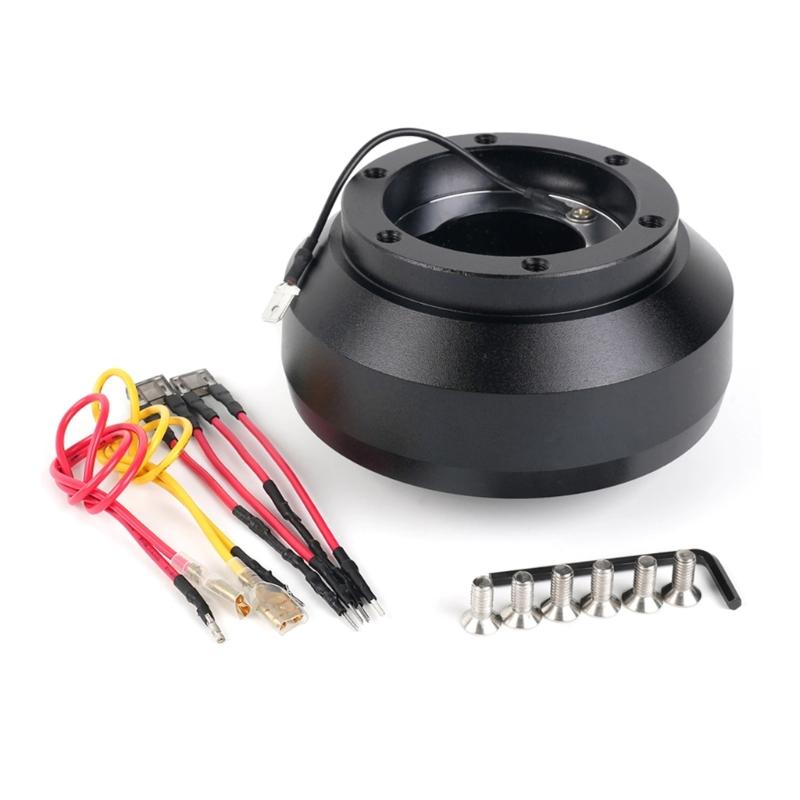 Aluminum Steering Wheel Short Hub Adapter Quick Release Hub Adapter Bosses Kit for Fit, c, ILX