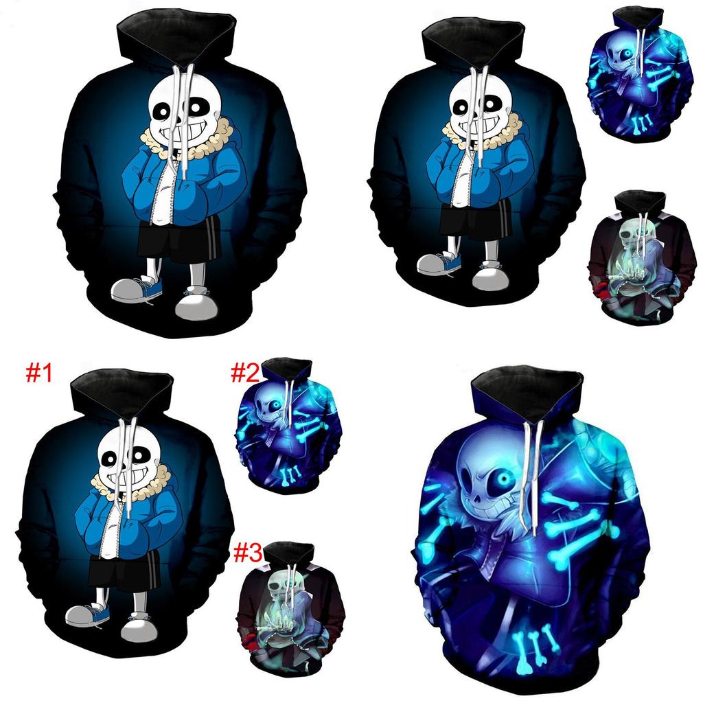 Cartoon Frisk Undertale 3d Print Hoodies Sweatshirt Pullover Jacket Sweatshirt